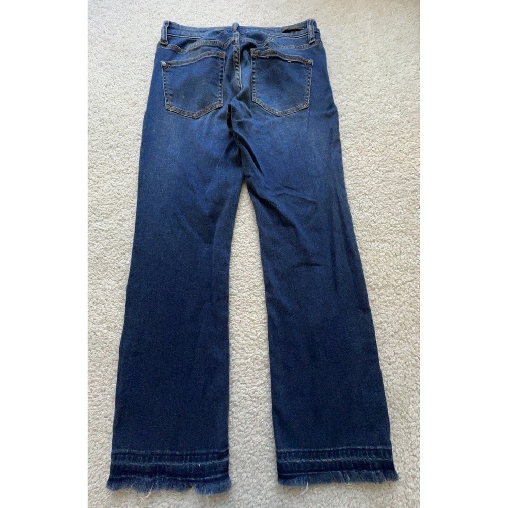Anthropologie Pilcro & the Letterpress Script Frayed Hem Crop Jeans | Size 25 - Picture 8 of 9